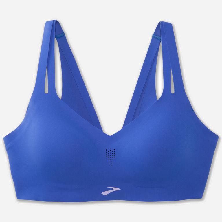 Brooks Dare Strappy Womens Sports Running Bra Ireland Bluetiful (NJBU-24763)